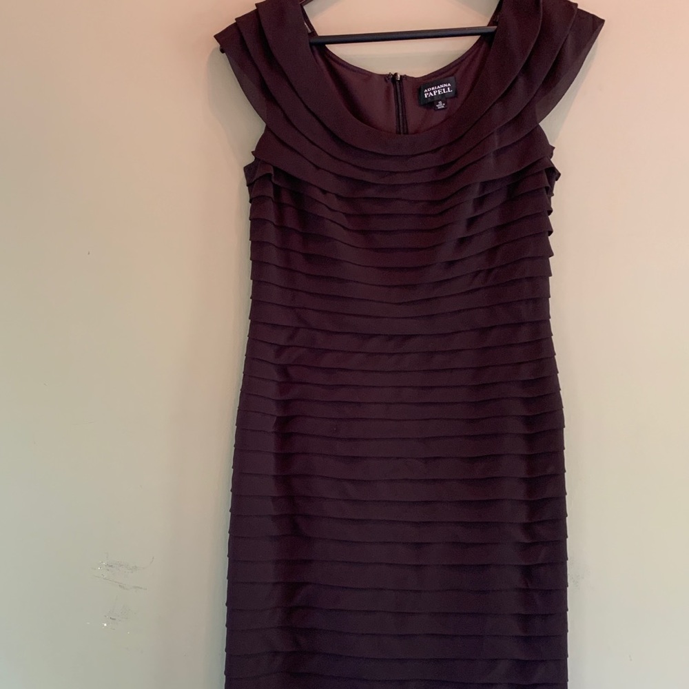 Adriana Papell ruffle tiered dress